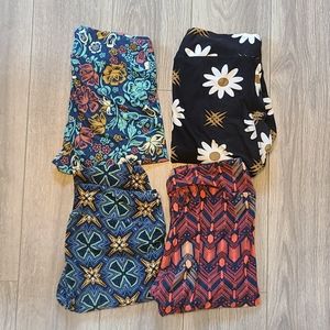 Lularoe Leggings TC (Tall and Curvy) Four Pack